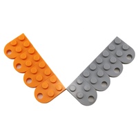 No.3176 Plaque de pièces en plastique modifiée 2x3 avec trou Jouet de construction créatif Blocs de construction en gros