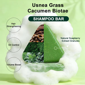 Champú Sólido Herbal Usnea Grass Cacumen Biotae, Champú Sólido Natural OEM para <span class=keywords><strong>el</strong></span> Cuidado del <span class=keywords><strong>Cuero</strong></span> <span class=keywords><strong>Cabelludo</strong></span> y Anticaspa - Product Image 2