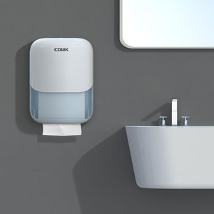 <span class=keywords><strong>Distributeur</strong></span> de serviettes en papier pliées CDWK N, noir et blanc, ABS, <span class=keywords><strong>distributeur</strong></span> de serviettes pliées multiplis <span class=keywords><strong>pour</strong></span> restaurant, hôtel - Product Image 2