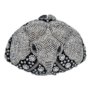 Women Special Elegant Rhinestone Evening Bag Dazzling Crystal Clutch <b>Purse</b> Removable Chain Handbag for Night out Bar - Product Image 2