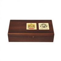 Boîte cadeau en bois de luxe pour chocolats et dattes, personnalisable avec logo, emballage cadeau en bois pour Ramadan et Eid