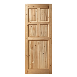 Puerta de Madera Maciza de Abeto sin Pintar para Remodelación de Viviendas Residenciales - Product Image 6
