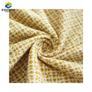 Tissu jersey imprimé en coton lin 125 g/m², prêt à l'emploi, doux pour la peau, tricoté pour vêtements de bébé - Product Image 1