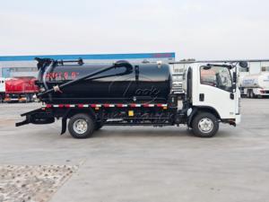 Isuzu KV100 4×2 sewage <b>suction</b> and septic tanker truck with high efficiency vacuum <b>pump</b>,Rear tank door with hydraulic control - Product Image 3