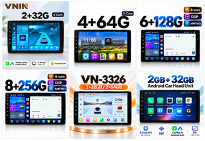 <span class=keywords><strong>CarPlay</strong></span> sans fil, Android Auto, 4 Go + 64 Go, Android 13, écran tactile IPS 10 pouces 1280*720, GPS, autoradio multimédia universel - Product Image 6