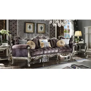 皮革沙发经典欧式风格客厅家具
