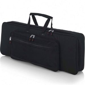 Étui pour clavier 49 touches, fabriqué en usine BSCI, en nylon Oxford 600D noir, rembourrage en mousse de 10 mm, sac pour clavier électrique, sac de transport pour piano - Product Image 1