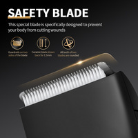 Nouveau Rasoir Électrique Transfrontalier pour Hommes, Tondeuse à Cheveux Étanche à Faible Bruit avec Tête de Lame Amovible et Lavable pour les Poils Corporels Intimes