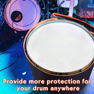 Juego de 5 Fundas para Batería para Tambores de 12'', 13'' y 14'', Funda de Transporte para Bombo de 22'', Juego de Fundas para Tambores, Accesorios para Bombo - Product Image 4