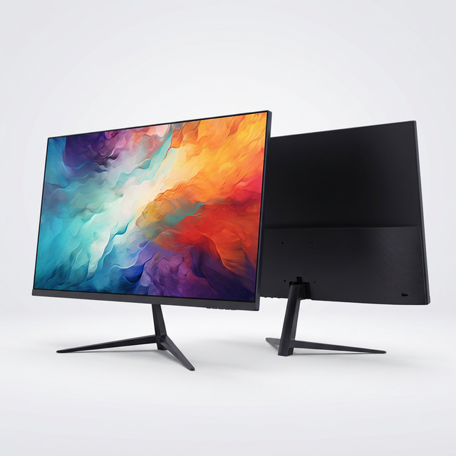 Call Center 27 Inch IPS 75Hz FHD 1920x1080 Monitor Flicker-Free Low Blue Light VESA Frameless for VGA 99% SRGB 5ms Monitor