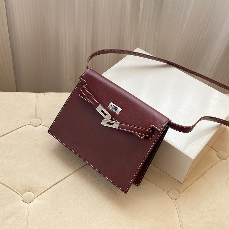 Burgundy deer pattern