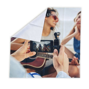 Chiffon <span class=keywords><strong>de</strong></span> nettoyage en microfibre à impression numérique personnalisée écrans <span class=keywords><strong>de</strong></span> caméra optique mousseline <span class=keywords><strong>de</strong></span> soie en microfibre produits d'entretien <span class=keywords><strong>de</strong></span> lunettes - Product Image 5