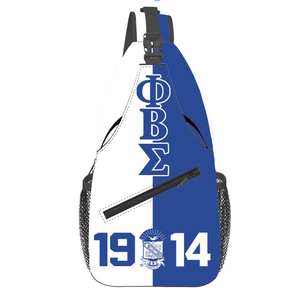 Nouveau sac de poitrine Phi Beta Sigma <span class=keywords><strong>1914</strong></span>, sac à bandoulière, sac à dos personnalisé, sac de sport, sac de voyage, sac à dos de jour, cadeau pour sororité et fraternité, mode décontractée unisexe - Product Image 2
