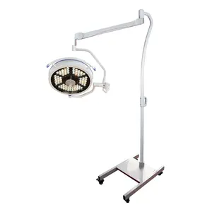 Draagbare Licht Medische Draagbare Beweegbare Staande Op Floor Flexibele Arm Led Operatiekamer Licht Lamp Onderzoek