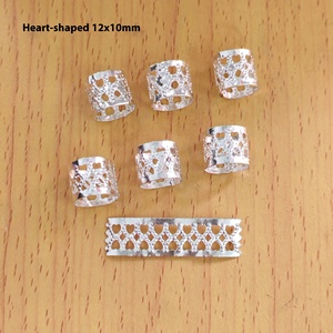 Netto rosso popolare Cool Hip Hop stile Punk treccia forcina per <span class=keywords><strong>capelli</strong></span> in alluminio metallo accessorio per acconciatura popolare Dreadlock <span class=keywords><strong>trecce</strong></span> - Product Image 3