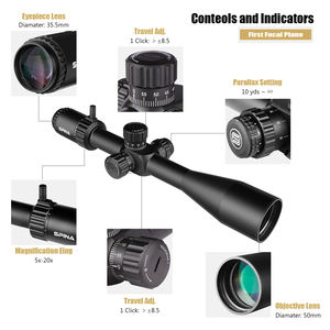 Spina Optics 5-20x50 제로 스톱 FFP 조명 FMC 고출력 정밀 장거리 사냥용 스코프 - Product Image 2