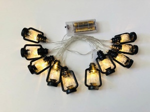 LED RETRO dầu hỏa chai chuỗi đèn 10m dây màu đen ngoài trời cắm trại Lều tán trang trí Giáng sinh đầy màu sắc chuỗi đèn - Product Image 2