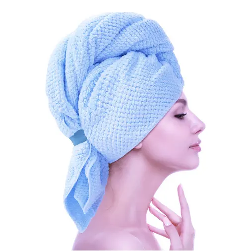Serviette en microfibre grande pour femmes filles voyage maison hôtel salle de bain Spa Salon forte Absorption d'eau séchage rapide bonnet de séchage des cheveux