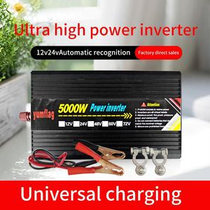 موجة جيبية نقية W مخرج واحد للسيارة المنزلية والاستخدام الخارجي 12 فولت 24 فولت 48 فولت 60 فولت 72 فولت محول تيار متردد - Product Image 3