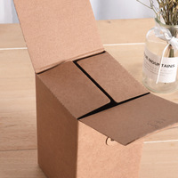 Emballage créatif pour thé aux fleurs, boîte en papier kraft carrée, emballage avec corde, boucle de fermeture, ficelle, boîte cadeau, boîte d'emballage pour miel