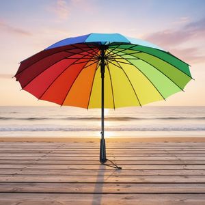 Parapluie publicitaire personnalisable à ouverture automatique, taille sélectionnable, pour filles - Product Image 1