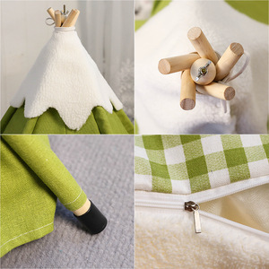 Semi-fermé Petits Chiens Chat Nid Pet Sleeping House Lit Avec Tapis Maison <span class=keywords><strong>De</strong></span> Chat En Bois - Product Image 4