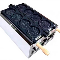 Nouvelle Machine à Gaufres Électrique Style Moderne avec Plaques Antiadhésives pour Gaufres Fourrées à la Crème Glacée