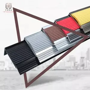 custom aluminum track for stair tiles excellent aluminum anti-slip strip stair nosing