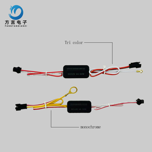 도매 12V 3A 36W LED 스트립 조광기 유도 금속 터치 센서 스위치가있는 원/트라이 컬러 화장대 거울 - Product Image 3