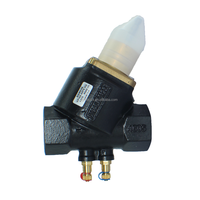 Vanne de contrôle d'automatisation de bâtiment combinée DN25 PICV pour systèmes CVC à haute température électrique pour la régulation du débit d'eau