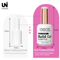 UNIGEL – Kit de Gel UV/LED Constructeur 35ml en Gros, Sans HEMA, Non Toxique, Écologique, pour Extension d'Ongles, Usage Professionnel en Salon, OEM ODM Personnalisé