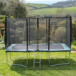 Nhà Máy Giá trẻ em ngoài trời hình chữ nhật lớn vườn nhảy Trampoline Bungee nhảy hình chữ nhật Trampoline với bao vây - Product Image 5