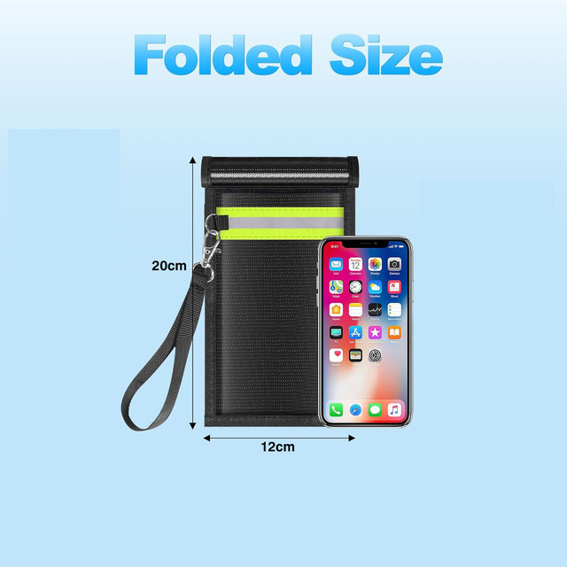 New Model Fireproof and Explosion-Proof Signal Shielding Bag Healthcare Supply Safety Protection Phone Bag for Phone and Tablet