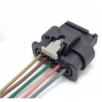 Kabel tembaga berwarna otomotif, 2/3/4/5/6 Pin colokan Terminal konektor Tyco AMP kawat otomatis untuk Sensor Mobil