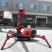 Mini-grue araignée EPA Euro 5 de 1,5 tonne, équipement de levage à flèche télescopique hydraulique, petite grue araignée