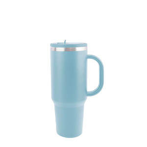 Gobelet populaire en acier inoxydable de 40oz avec paille à rabat thermique 100% tasse de voiture sous vide étanche pour le <span class=keywords><strong>camping</strong></span> - Product Image 6