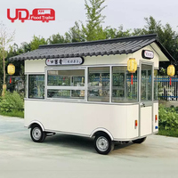 Chariot de nourriture personnalisé, Mini camion de nourriture Mobile cuisine Burger Van Hot Dog chariot de nourriture électrique à vendre