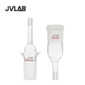 محول زجاجي من البوروسيليكات من جي في لاب بمدخل ومخرج مستقيم - Product Image 3