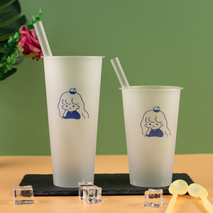 Custom monouso in <span class=keywords><strong>plastica</strong></span> pp bolle tazze da tè <span class=keywords><strong>bicchieri</strong></span> da 16 once 24 once in <span class=keywords><strong>plastica</strong></span> dura da tè al latte - Product Image 5