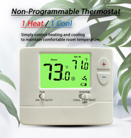 Telin AC701 minuterie de pompe à eau à étage unique intelligente numérique Hvac 24V contrôleur de pompe à chaleur Thermostat de climatisation