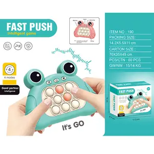 Großhandel Bubble Dekompression Puzzle-Spiel Beliebte Spaß Elektronisches Spielzeug Frühe Bildung Quick push Unisex Girl Funny Squeeze Toy