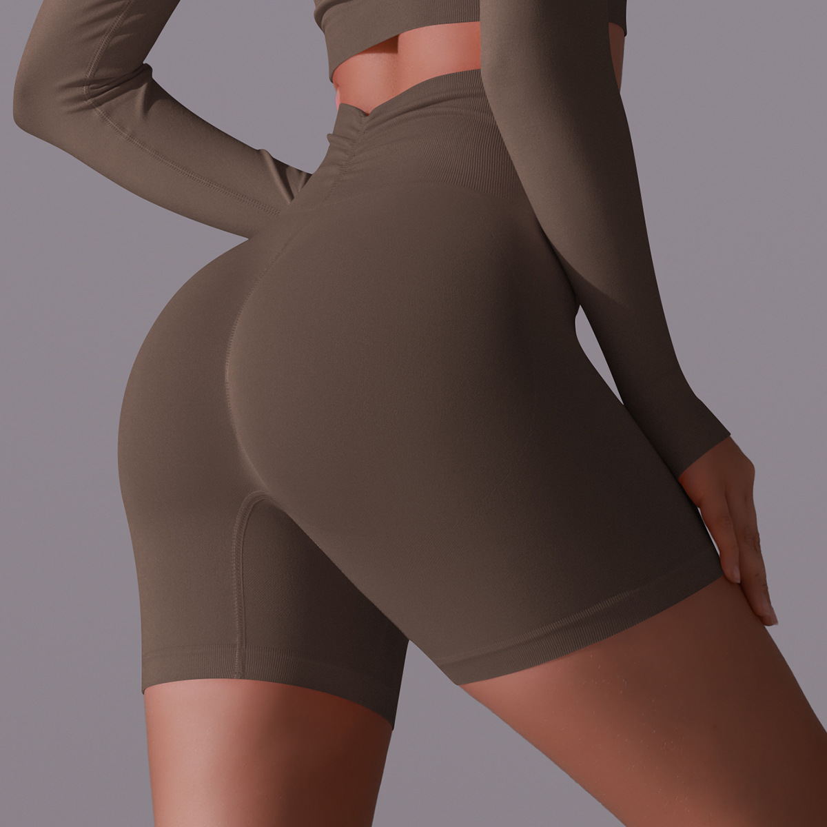 Short 6659 marron