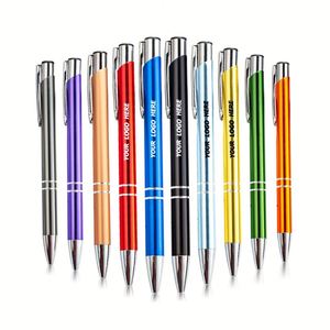 Custom Aluminum Click <b>Pen</b>: Personalized Metal <b>Pens</b> for Promotional Giveaways & Hotel Amenities - Logo Imprint Available - Product Image 1