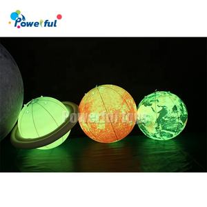 Bola de planeta inflable educativo Sistema Solar <span class=keywords><strong>Sol</strong></span> Tierra Júpiter Marte Saturno nueve globos de planeta accesorios de enseñanza - Product Image 1
