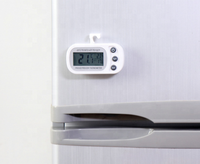 Termómetro Electrónico para cocina, refrigerador/congelador termómetro a prueba de humedad y resistente al agua con imanes