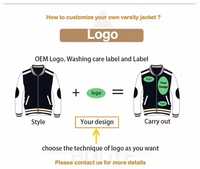 Veste de baseball universitaire avec logo personnalisé OEM pour hommes, manches brodées, veste Letterman universitaire, logo personnalisé
