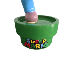 Gigante <span class=keywords><strong>de</strong></span> alta calidad 2,5 metros fibra <span class=keywords><strong>de</strong></span> vidrio Mario Brothers escultura superhéroe Mario escultura para el hogar Oficina Hotel Decoración - Product Image 6