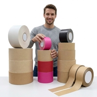 Ruban adhésif en papier kraft robuste, adhésif puissant, pour la fermeture des cartons, l'emballage des boîtes d'expédition, respectueux de l'environnement