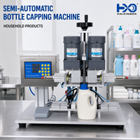 Machine de capsulage semi-automatique électrique de bureau facile à utiliser pour bouteilles de boissons, produits chimiques quotidiens et lait