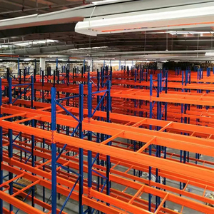 מדפי מחסן מתכווננים - מערכת אחסון משטחים כבדה עם קיבולת נשיאה גבוהה - Product Image 1